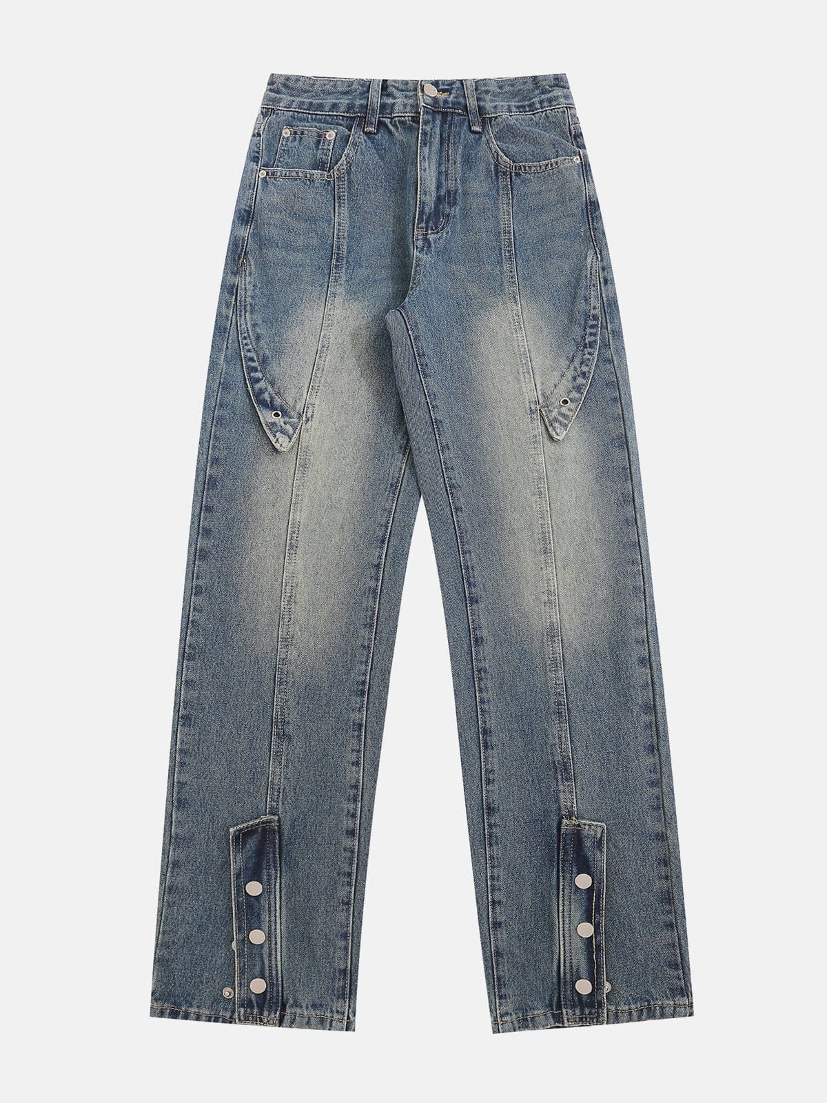 Button Foot Mouth Jeans