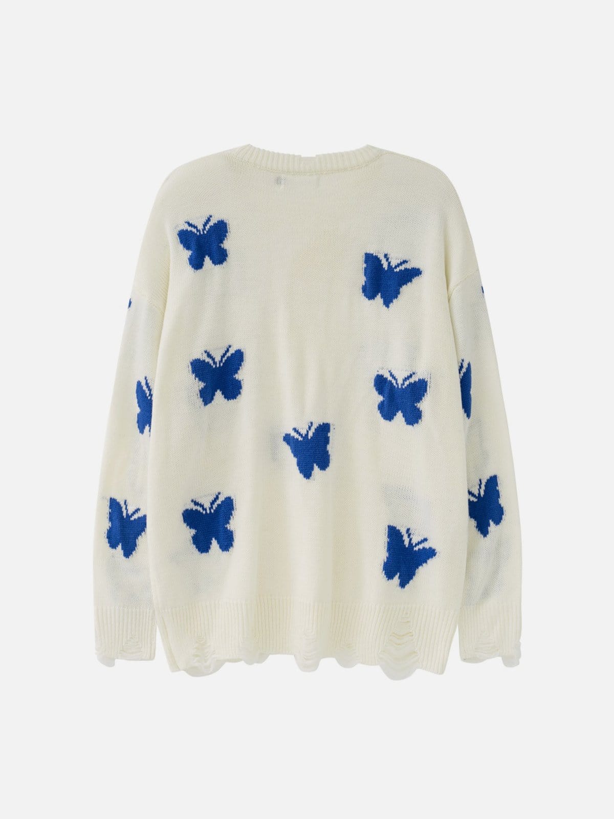 Full Print Butterfly Sweater