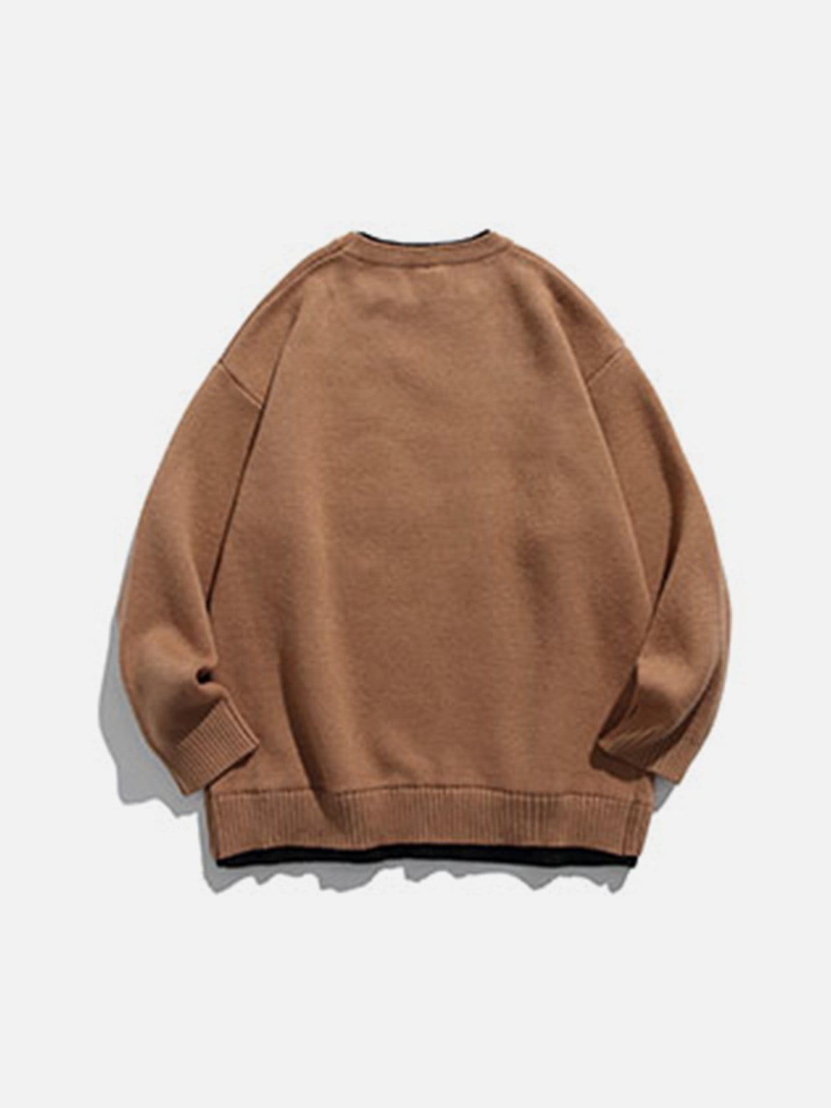 Fake Two Mountain Knit Sweater