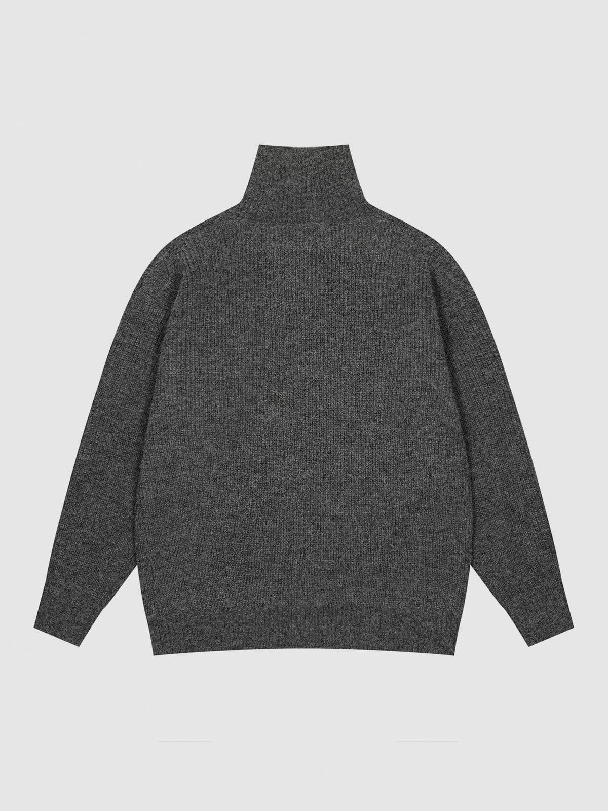 Aelfric Eden Basic Button Turtleneck Cardigan