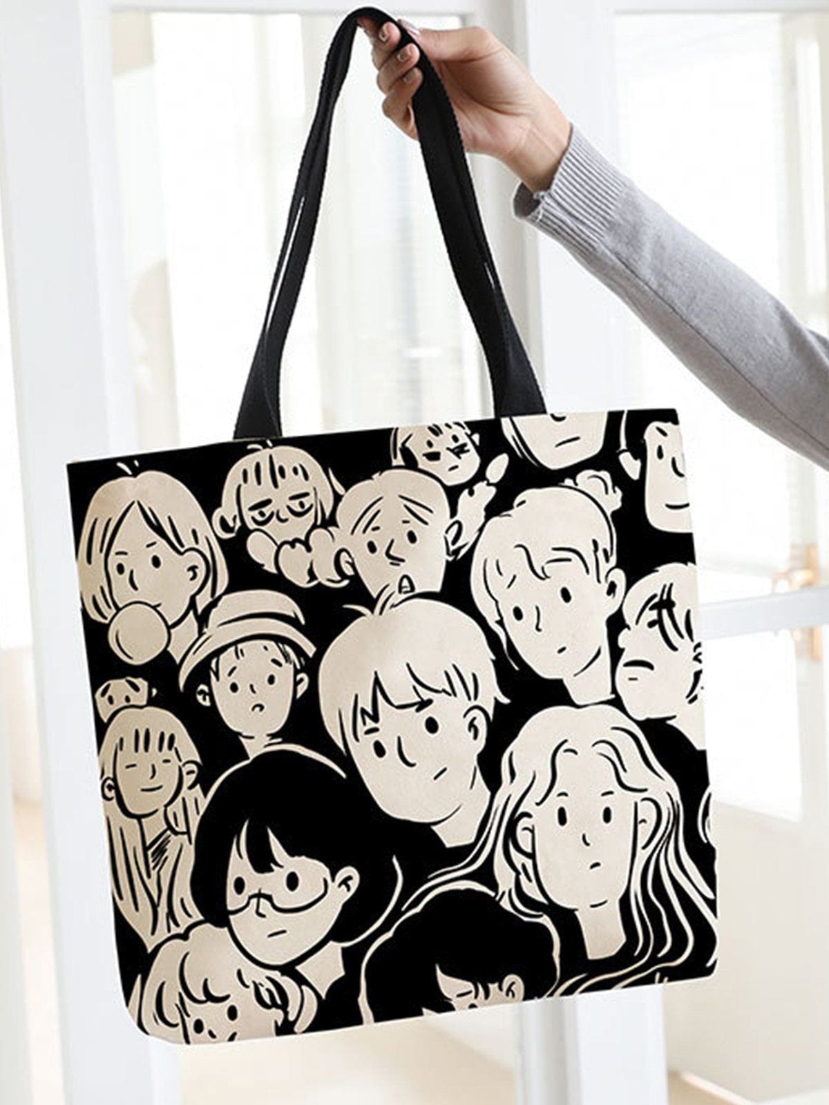 Cartoon Character Print Bag