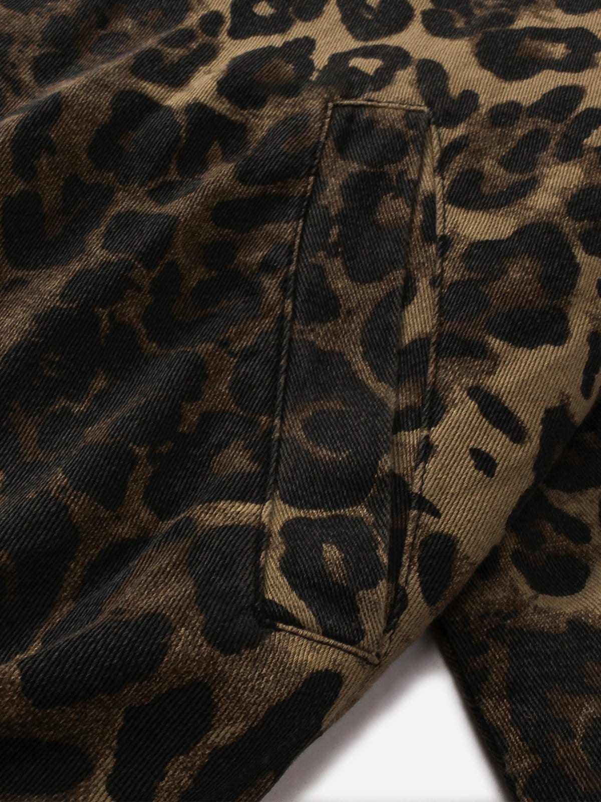 Aelfric Eden Leopard Print Crop Jacket