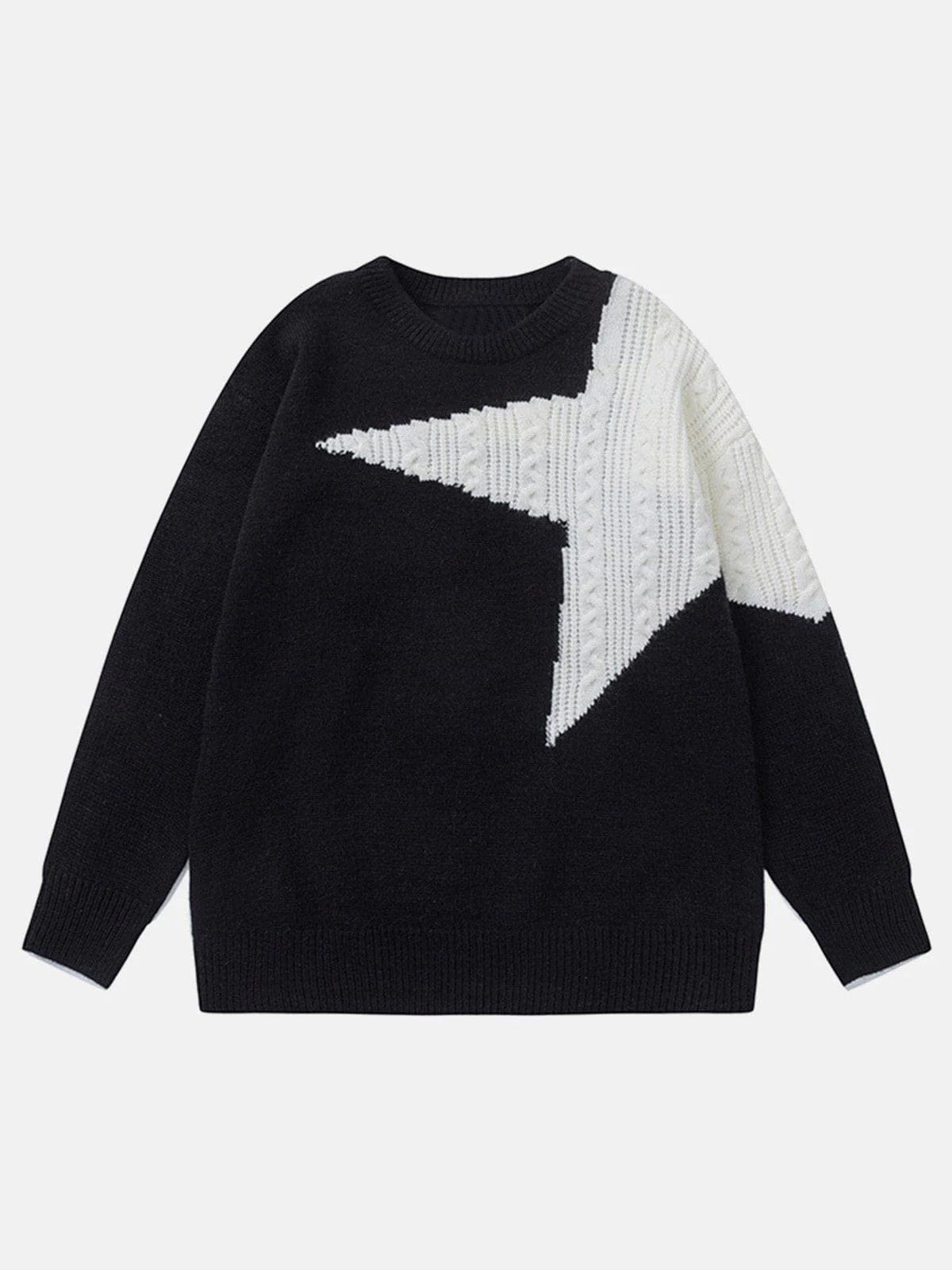 Star Patchwork Sweater