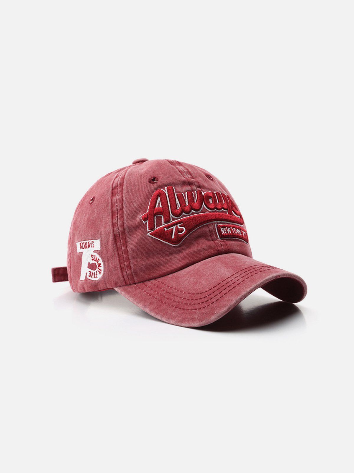 Aelfric Eden Washed Embroidered Letter Baseball Cap