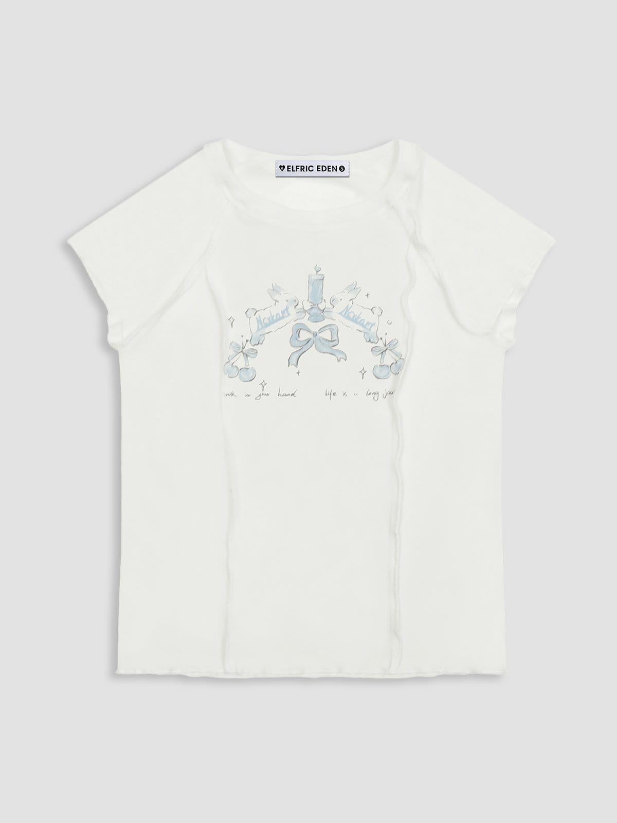 Aelfric Eden Rabbit Bow Print Tee