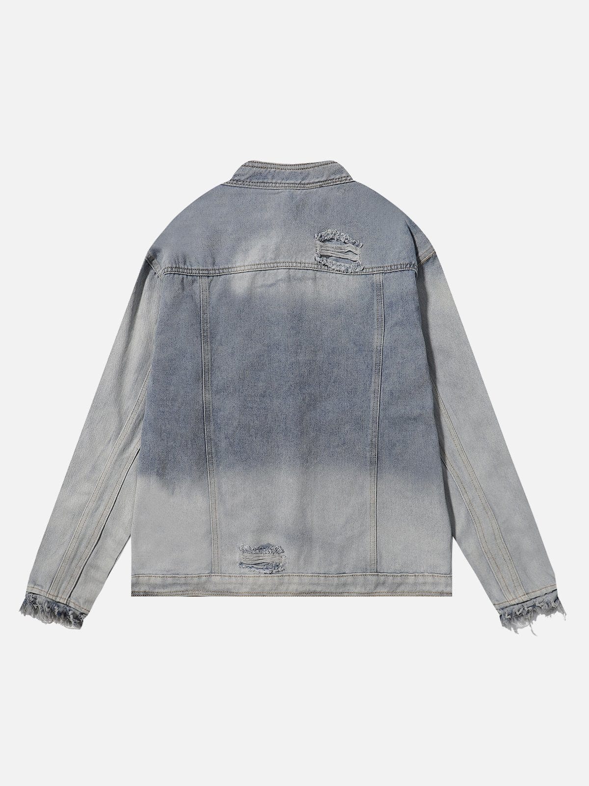 Aelfric Eden Washed Distressed Denim Jacket