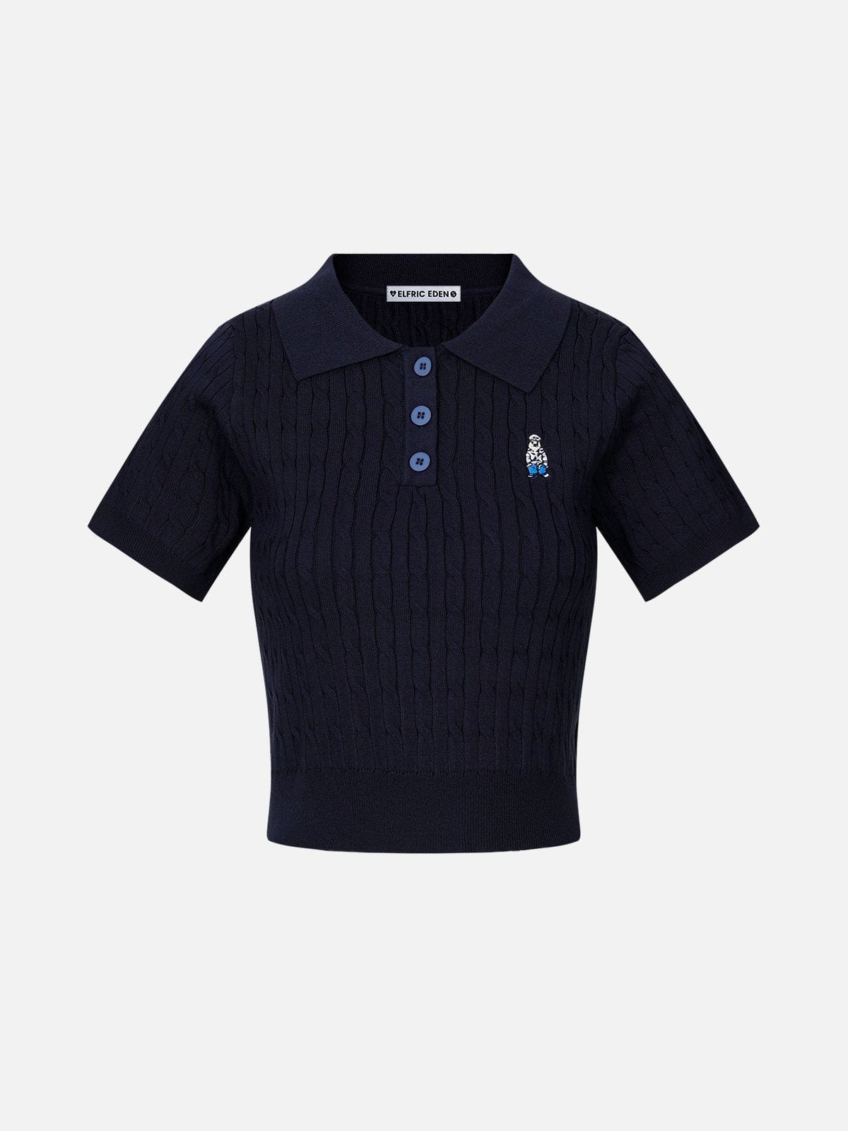 Aelfric Eden Cartoon Embroidery Polo Tee