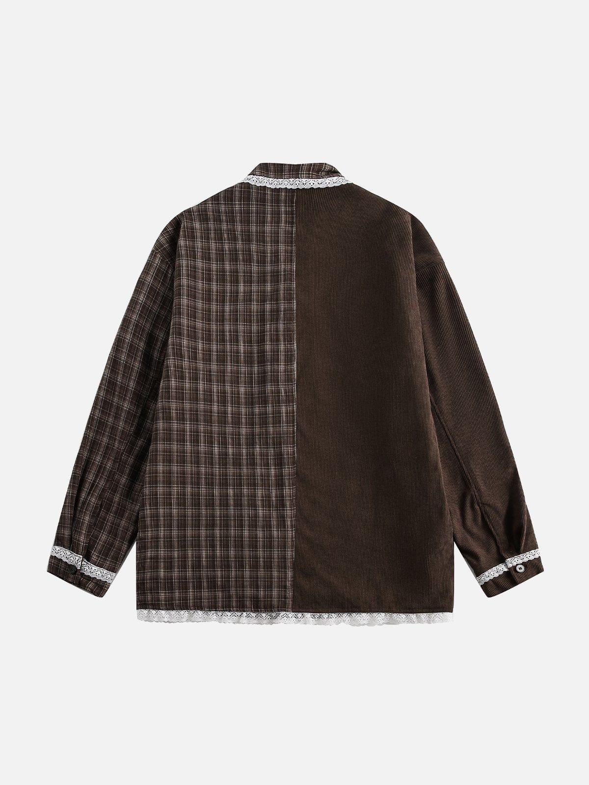 Aelfric Eden Plaid Lace Patchwork Jacket