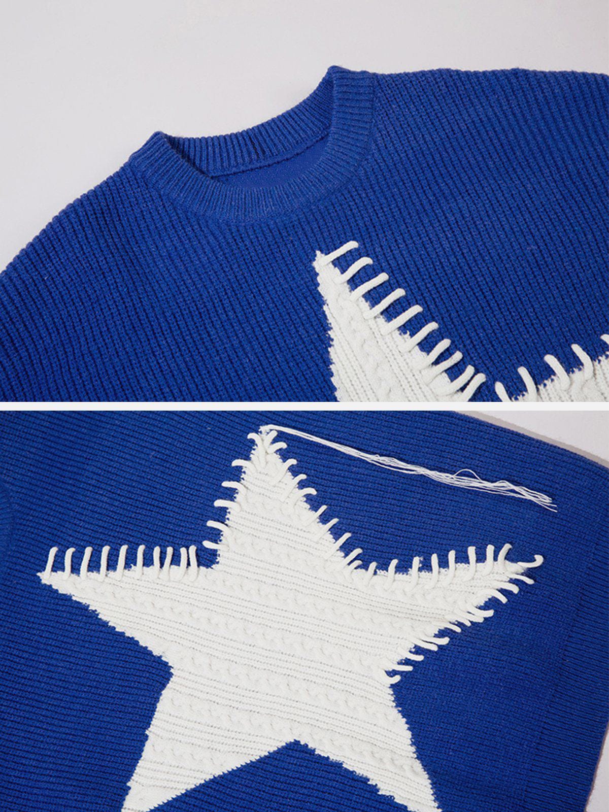 Star Jacquard  Sweater