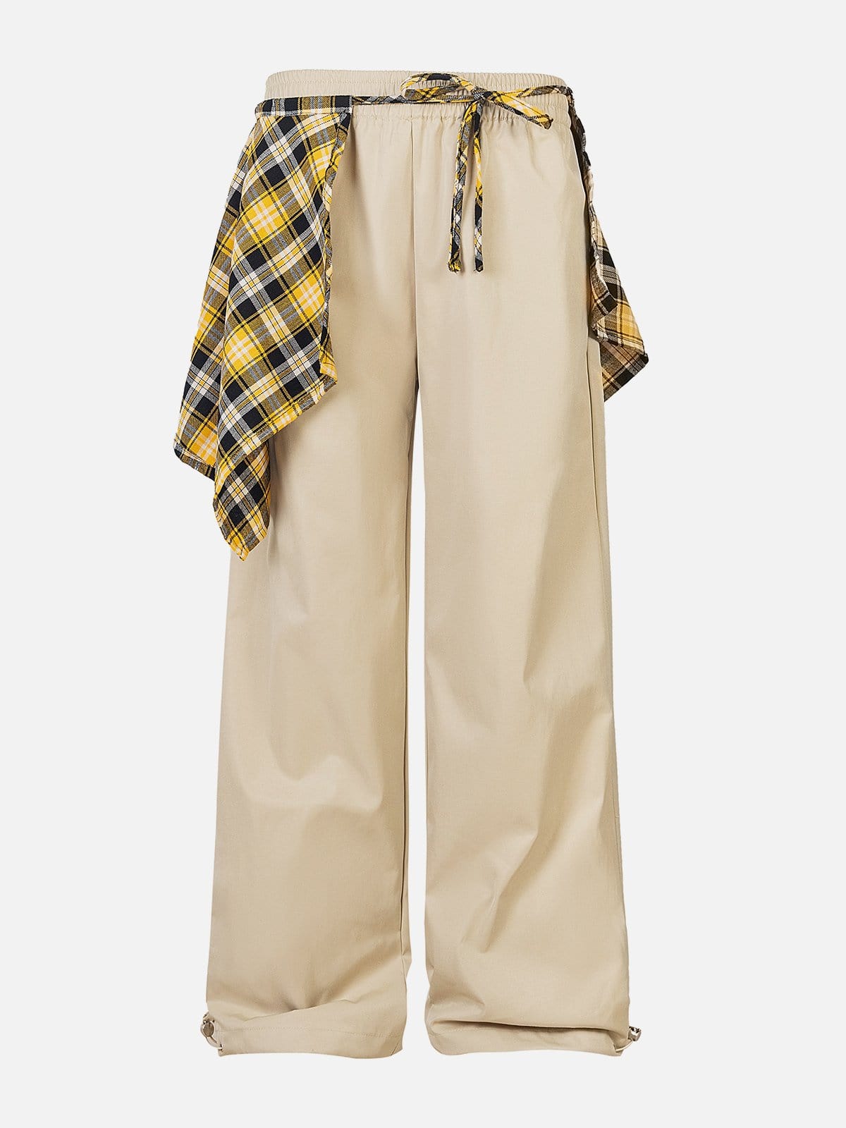 Aelfric Eden Detachable Plaid Baggy Pants