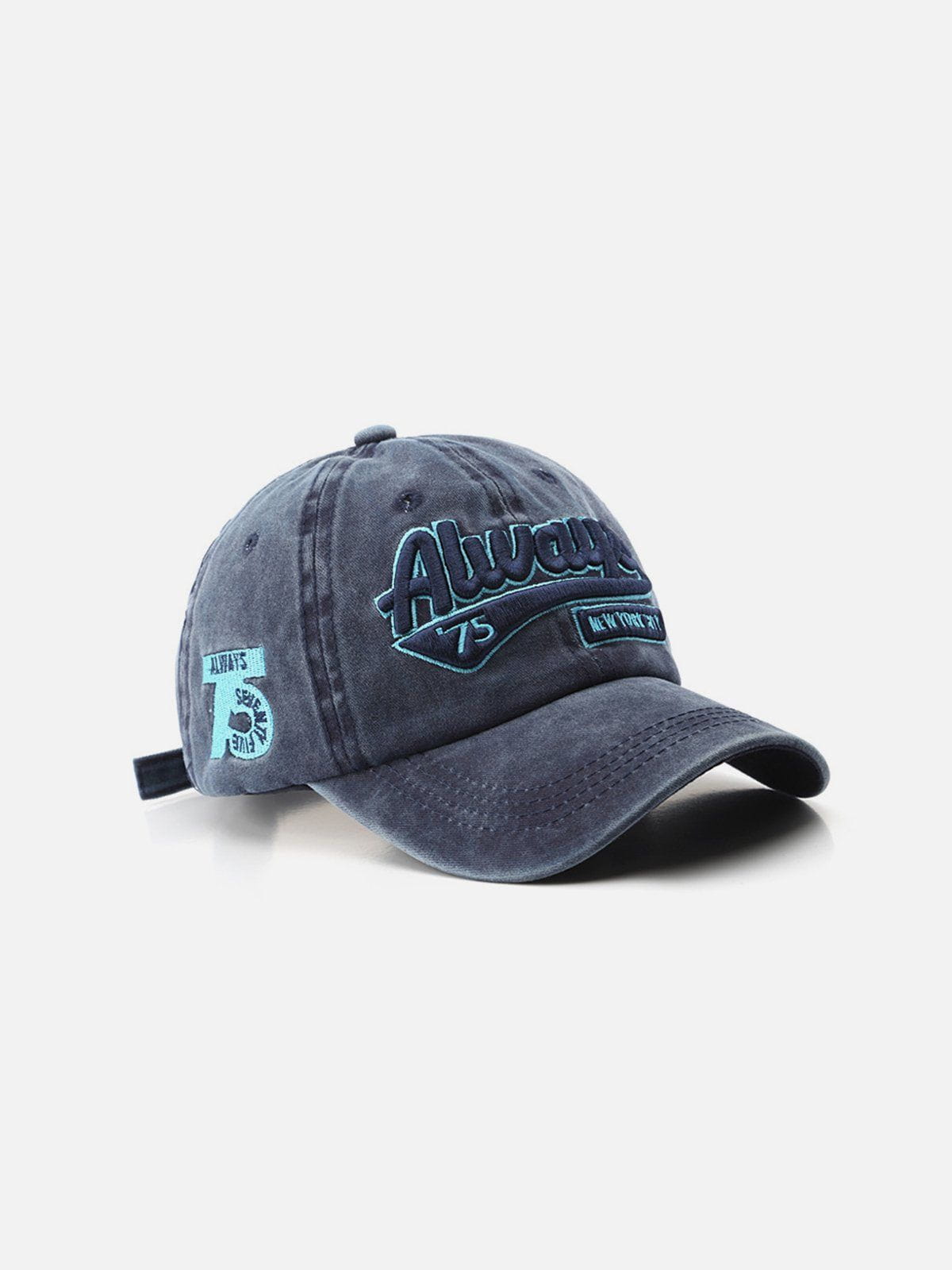 Aelfric Eden Washed Embroidered Letter Baseball Cap