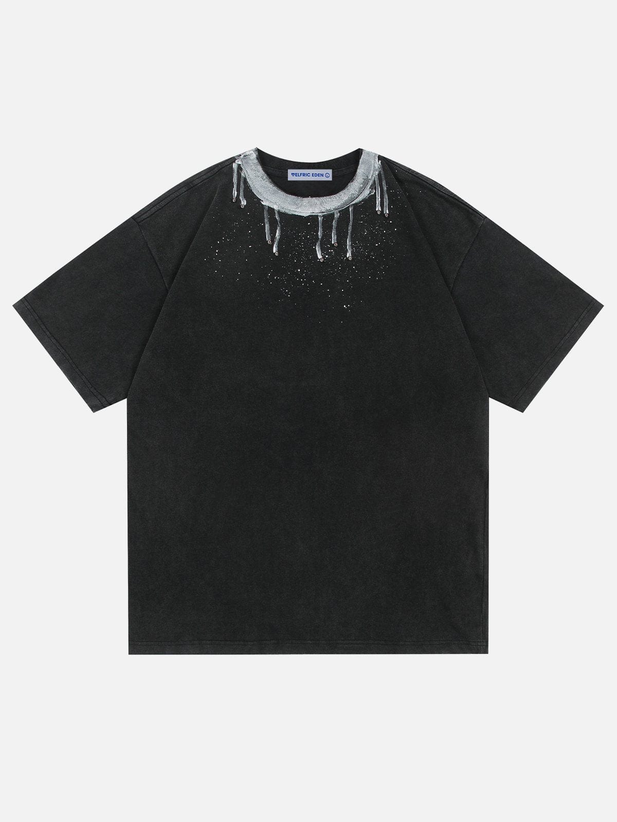 Aelfric Eden Splash-Ink Print Tee