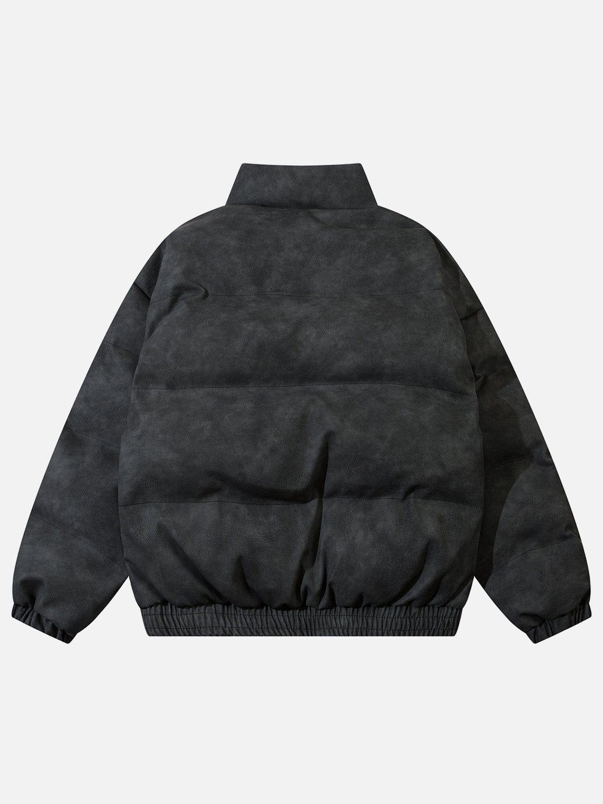 ZIP UP Multi-pocket Leather Winter Coat