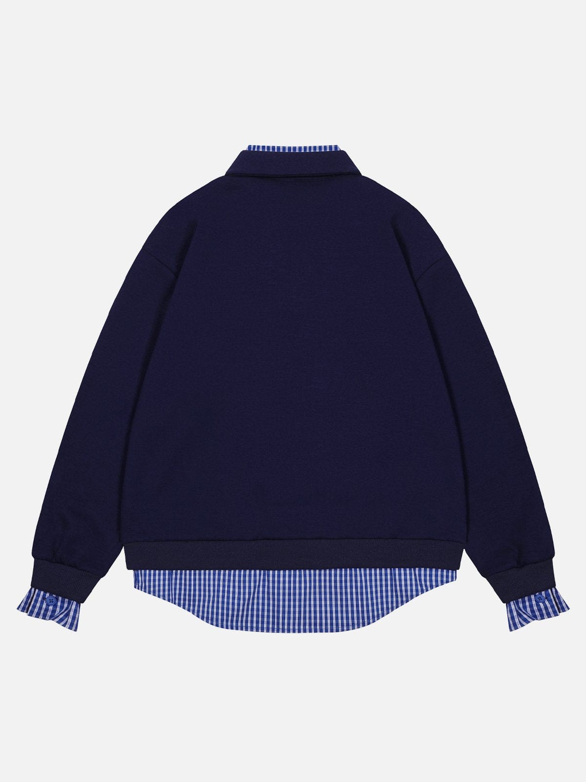 Aelfric Eden Plaid Patchwork Sweatshirt