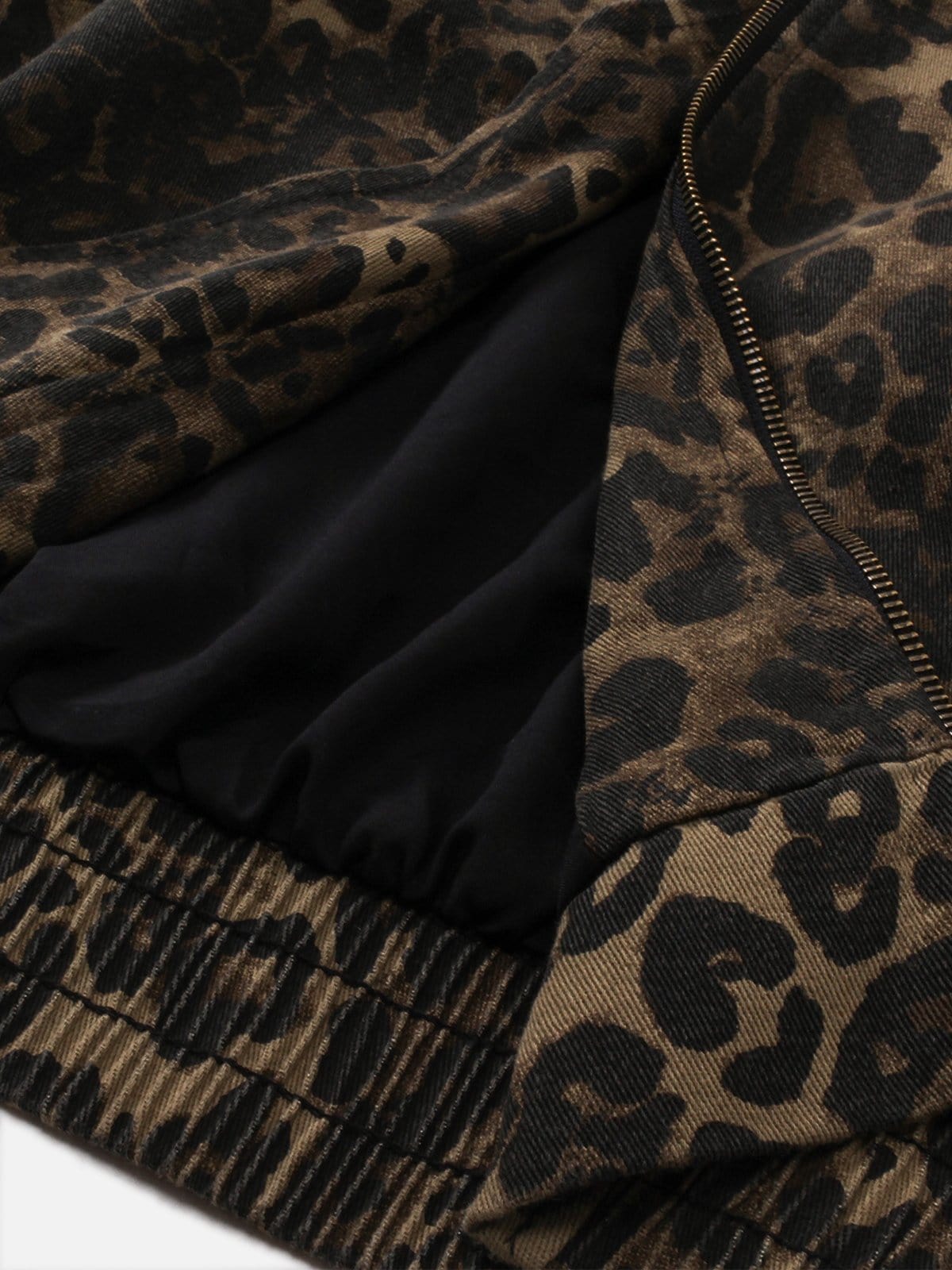 Aelfric Eden Leopard Print Crop Jacket