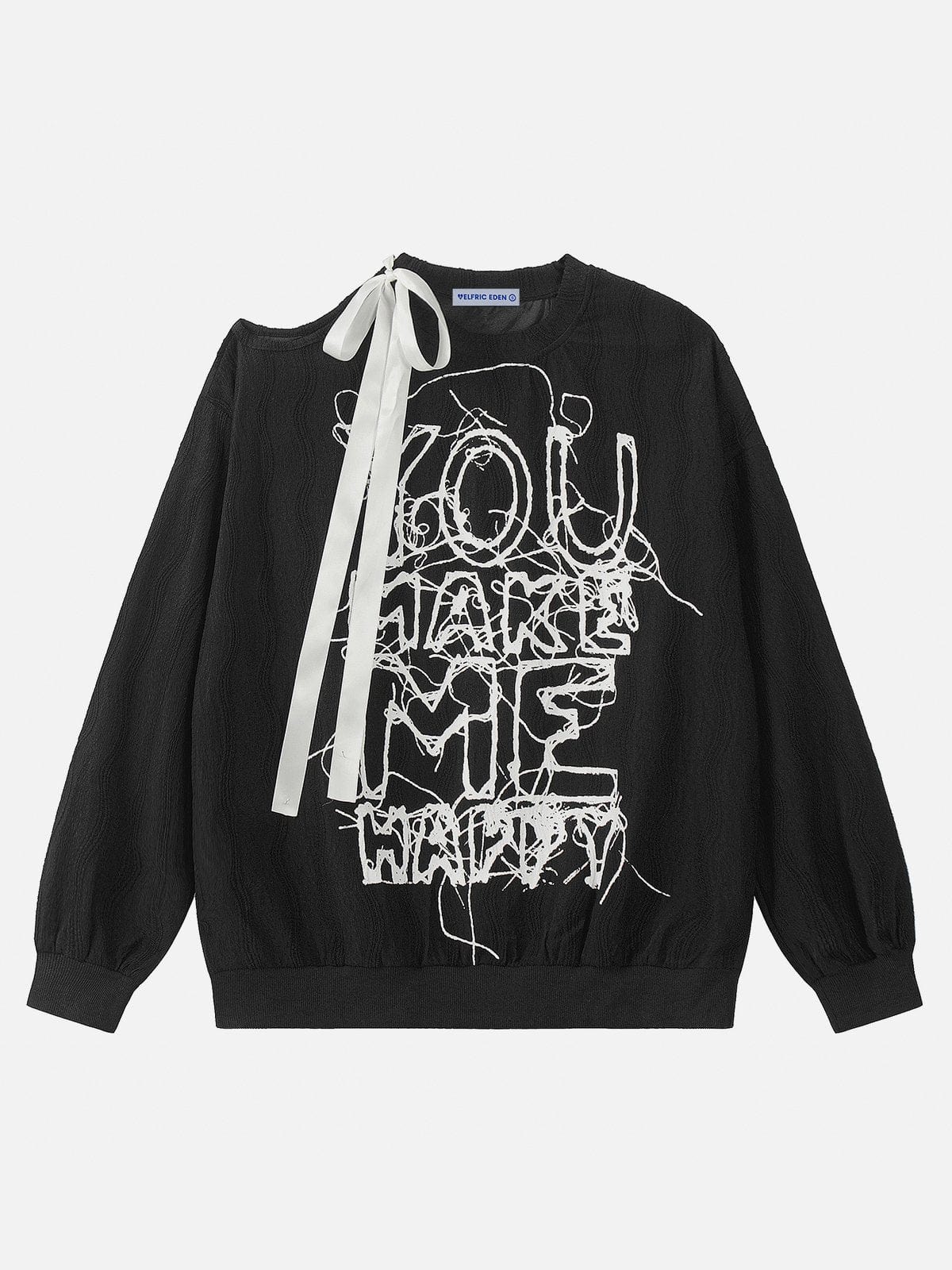 Aelfric Eden Bow Strap Print Sweatshirt