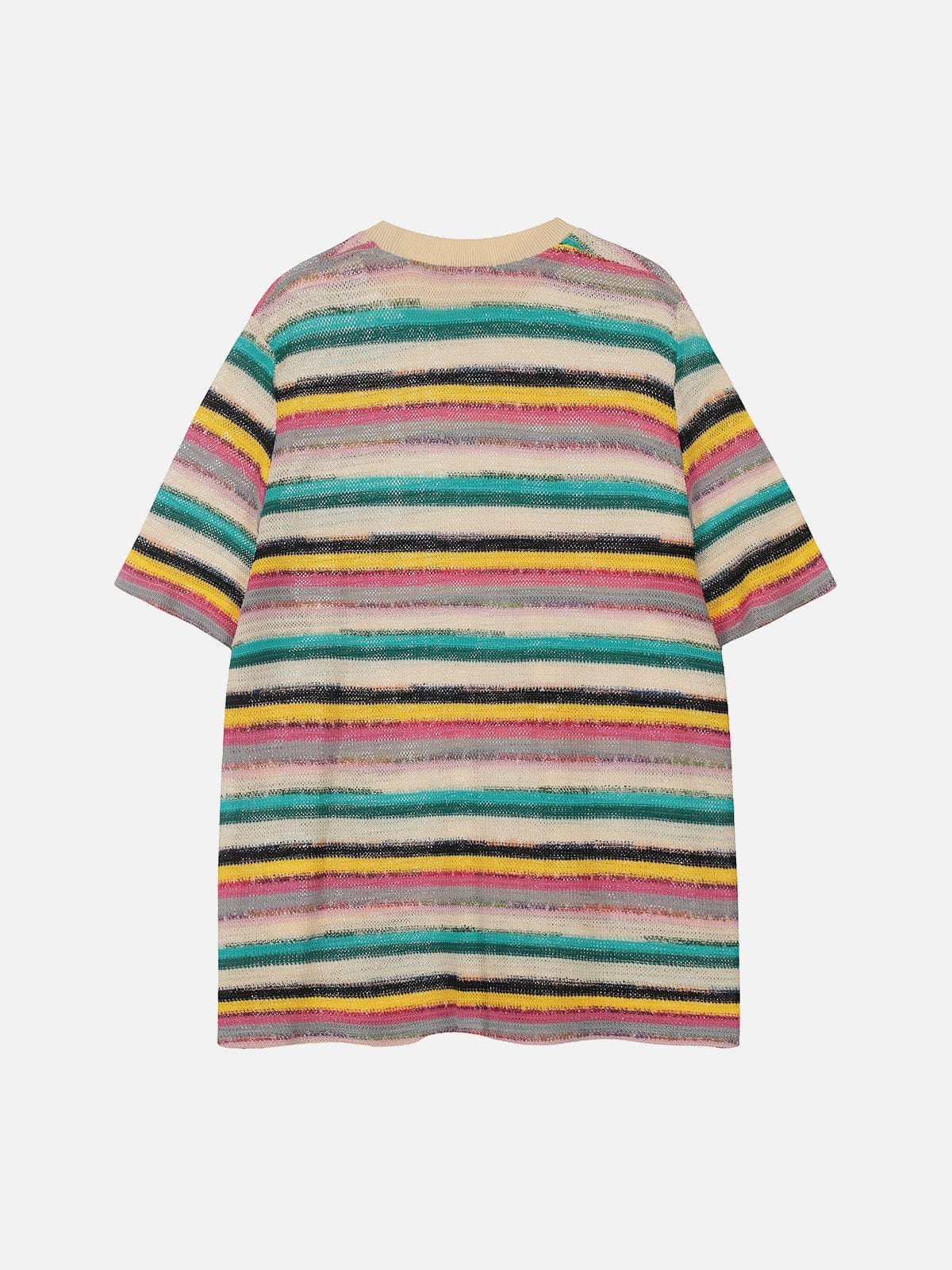 Aelfric Eden Cut-Out Stripe Knit Tee