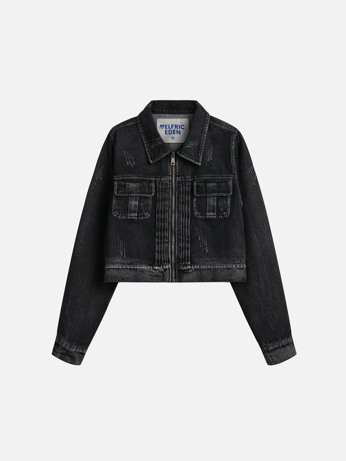 Aelfric Eden Wrinkle Washed Denim Jacket