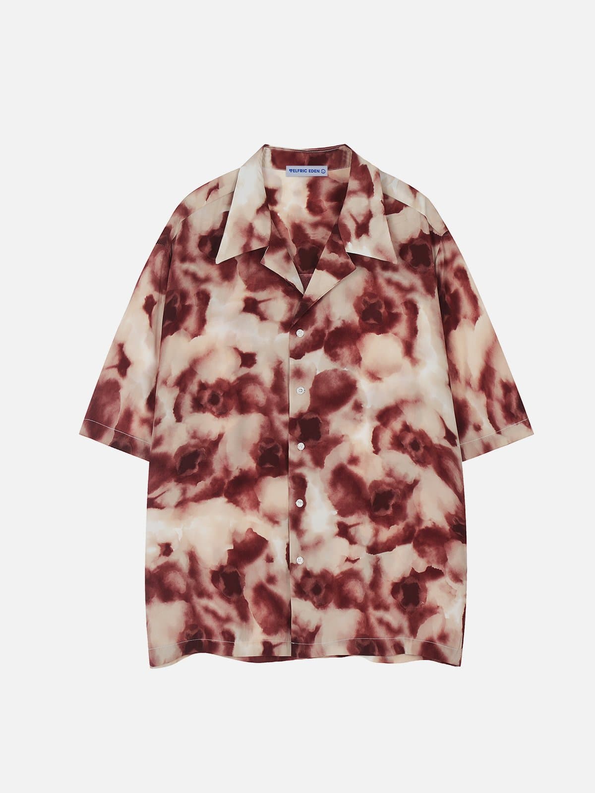 Aelfric Eden Tie Dye Print Short Sleeve Shirt