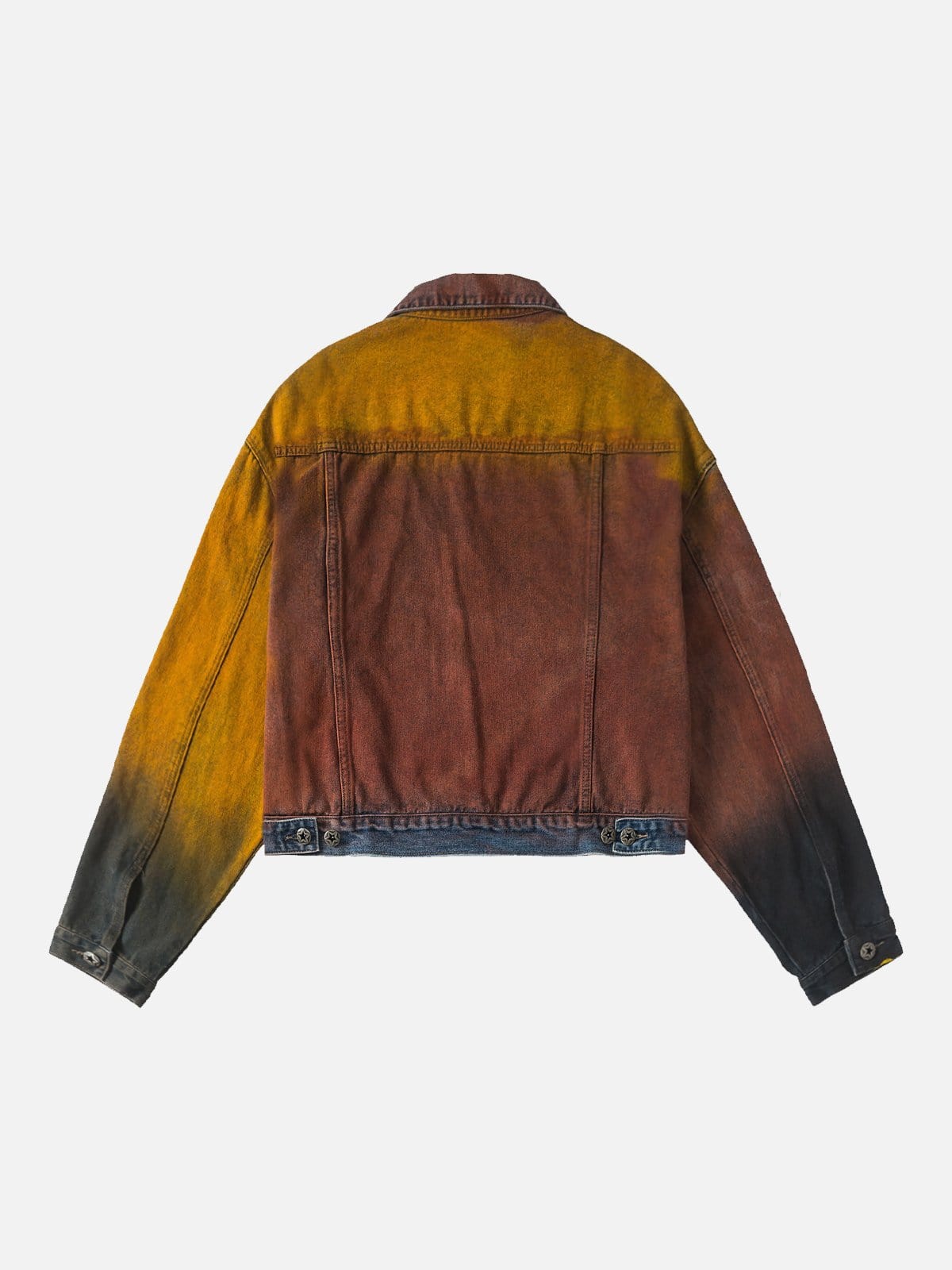 Aelfric Eden Multi Color Gradient Denim Jacket