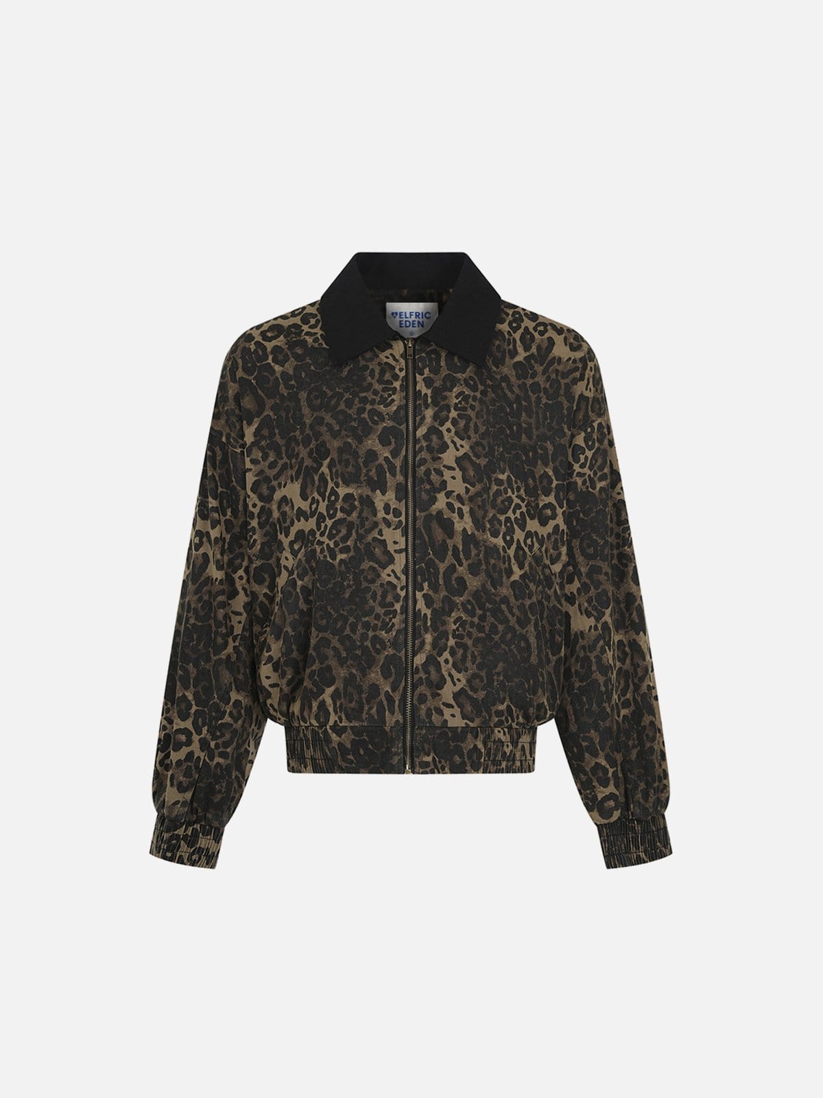 Aelfric Eden Leopard Print Crop Jacket