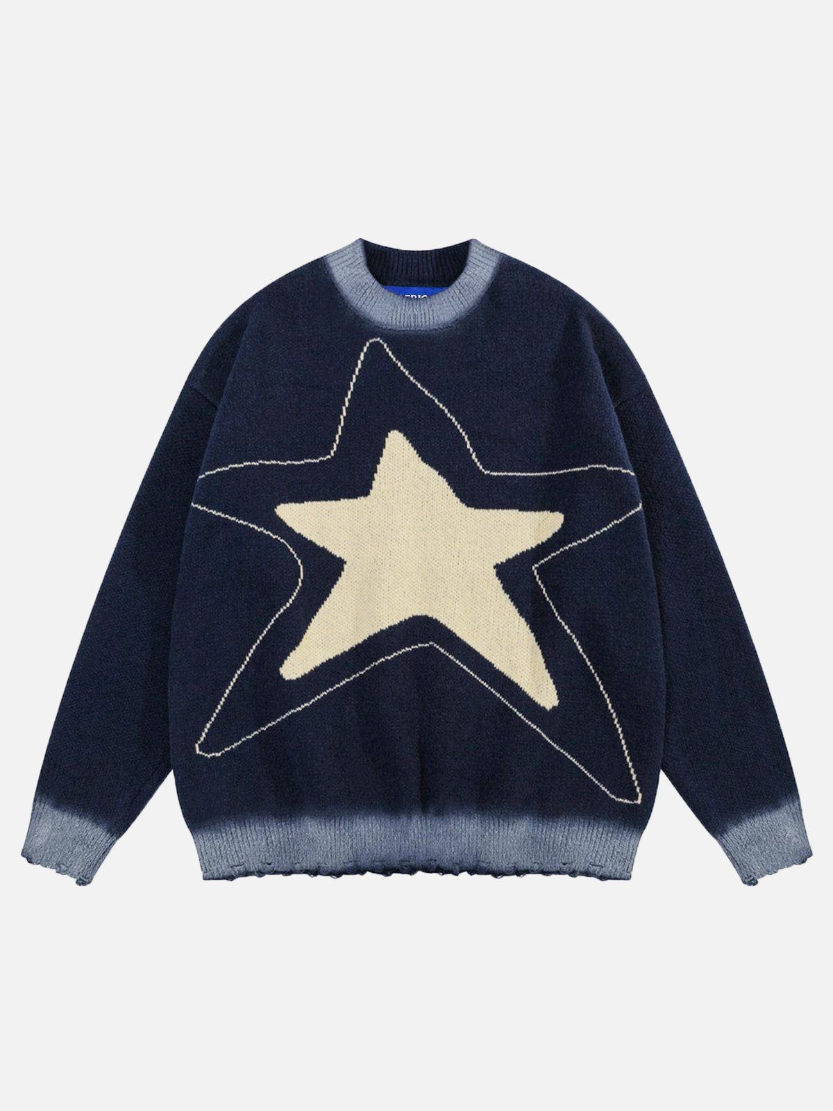 Shining Star Patchwork Sweater