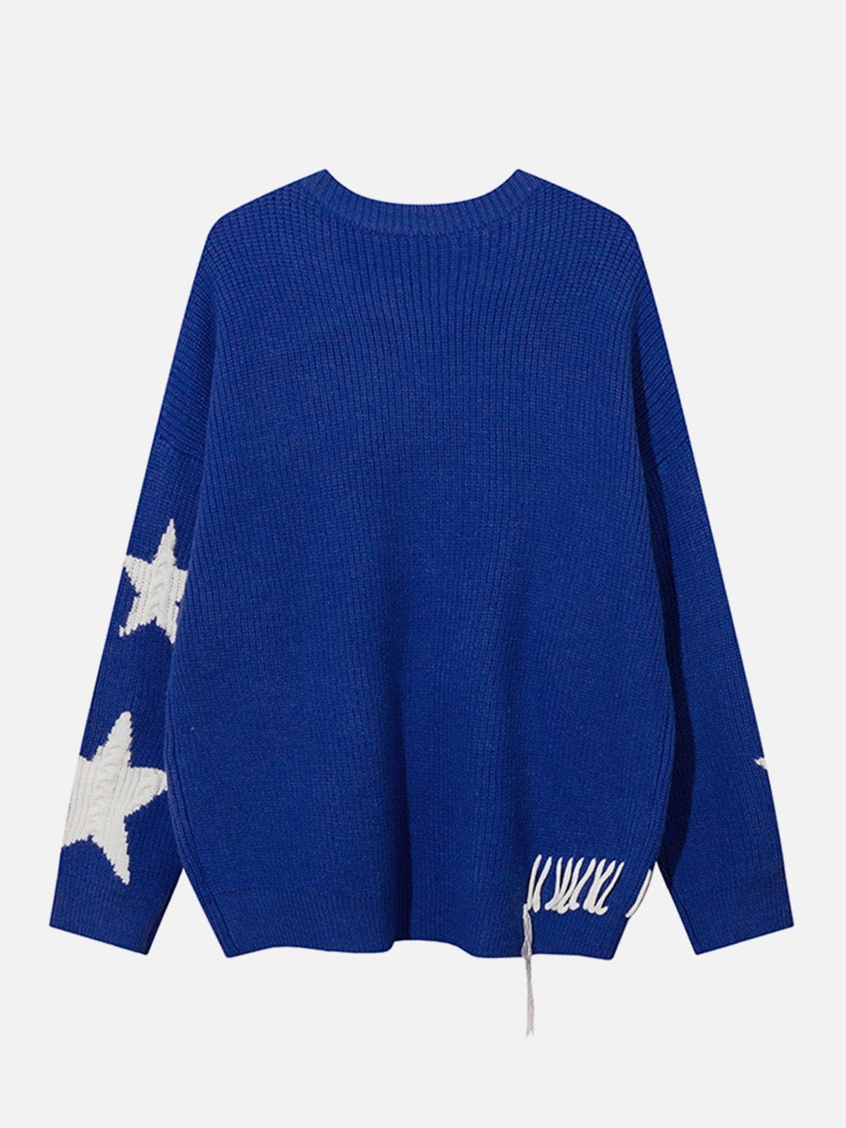 Star Jacquard  Sweater