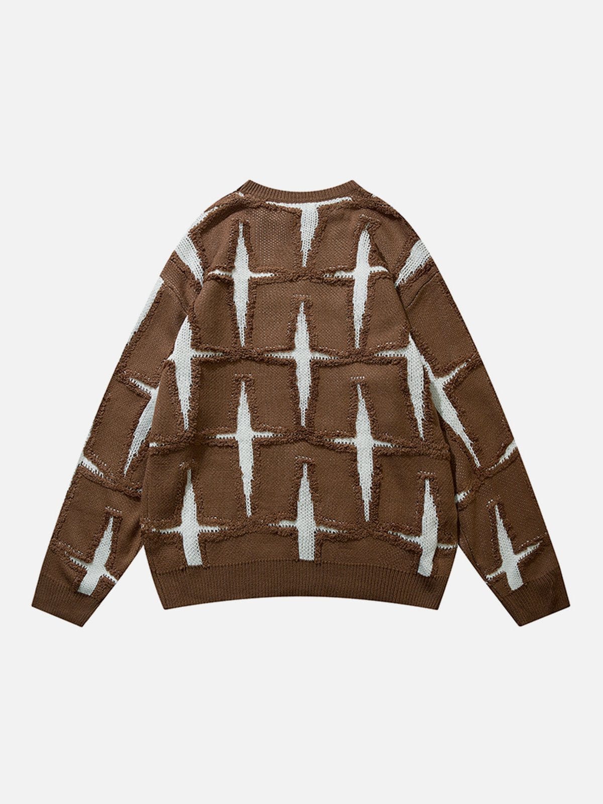 Cross Contrast Sweater