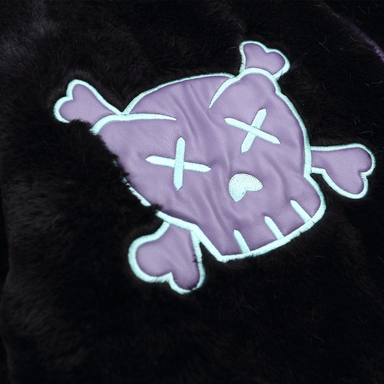 Embroidery Skull Winter Coat