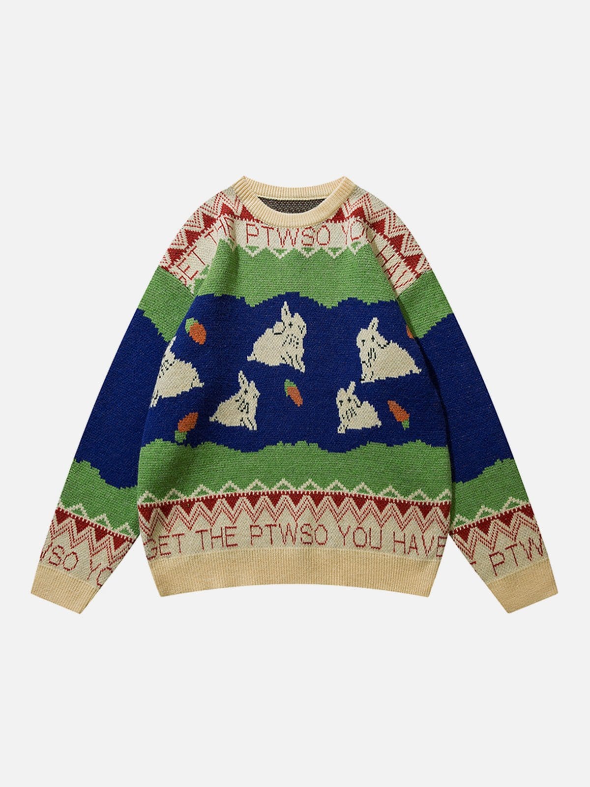 Rabbit Graphic Sweater
