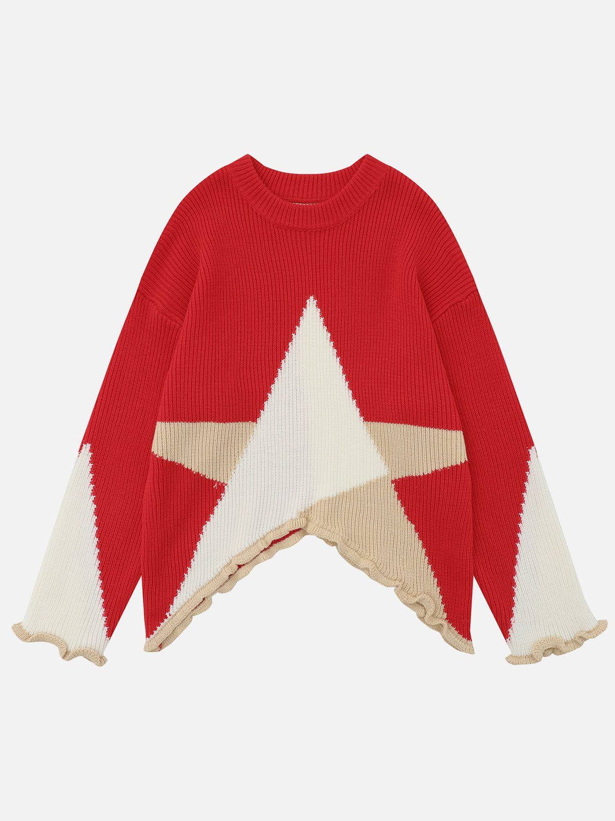 Star Hem Sweater