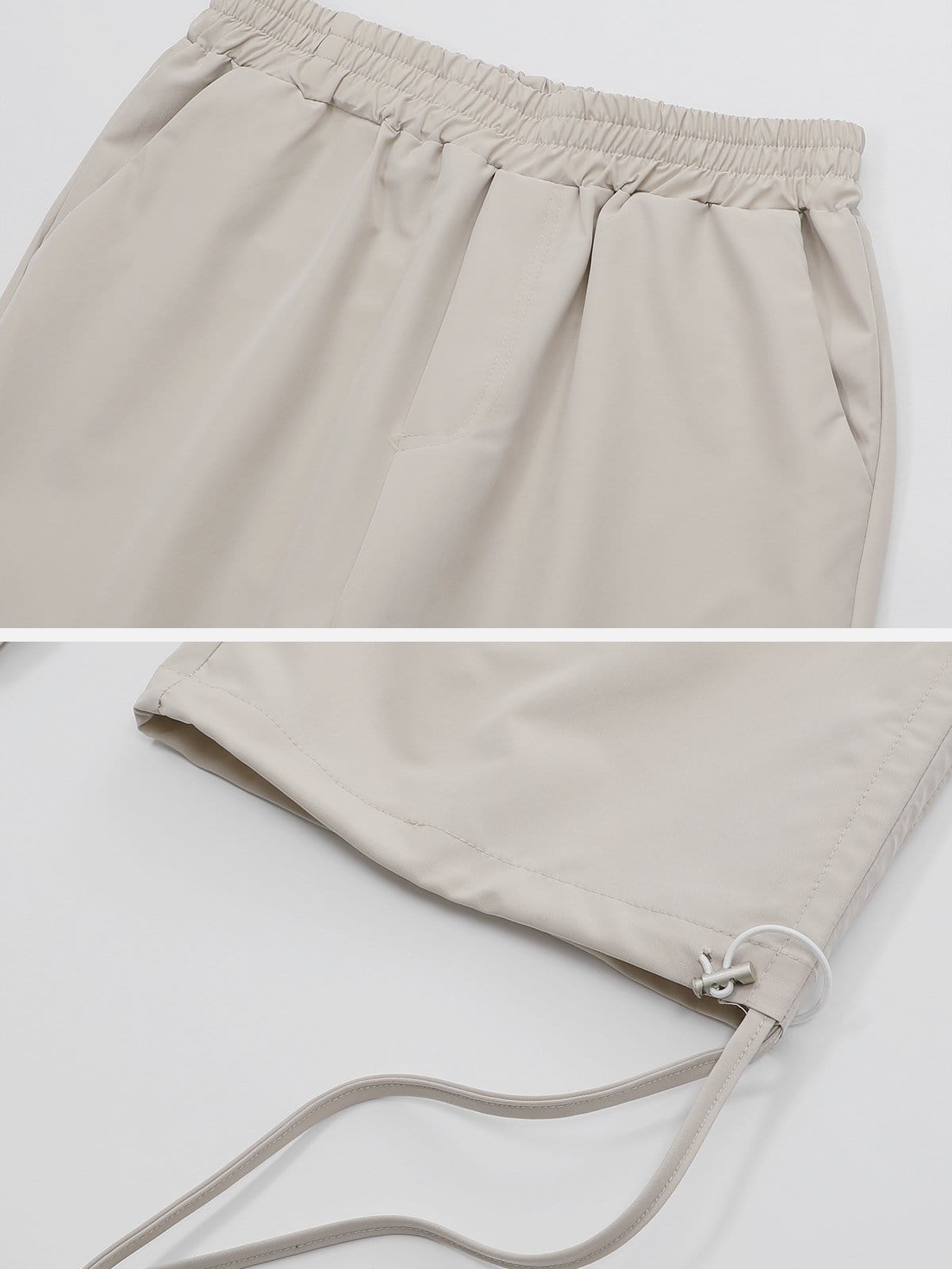 Side Pocket Drawstring Cargo Pants
