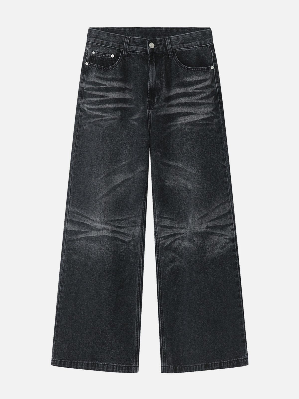 Vintage Folds Loose Jeans