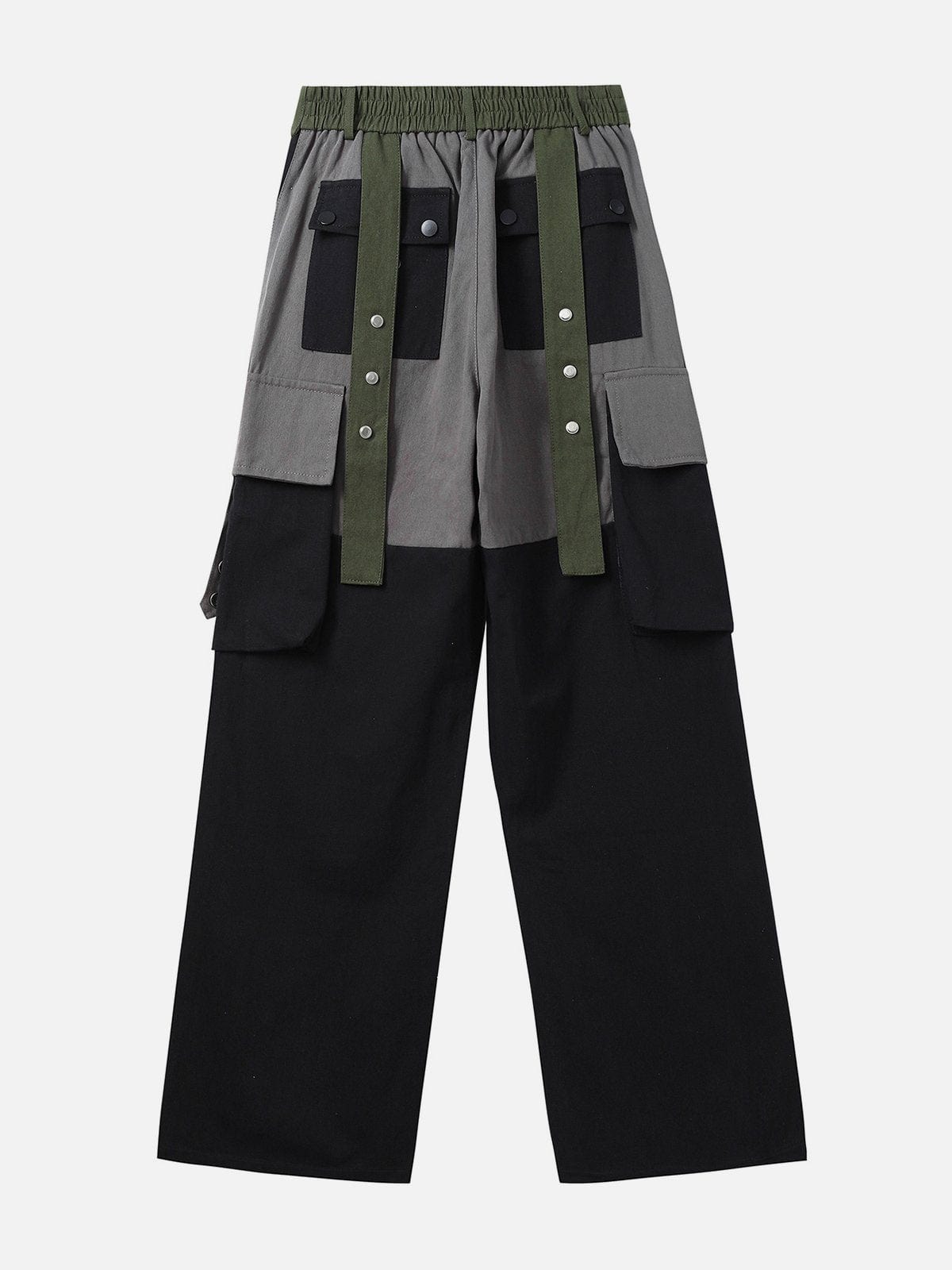 Long Belt Fold-over Pants