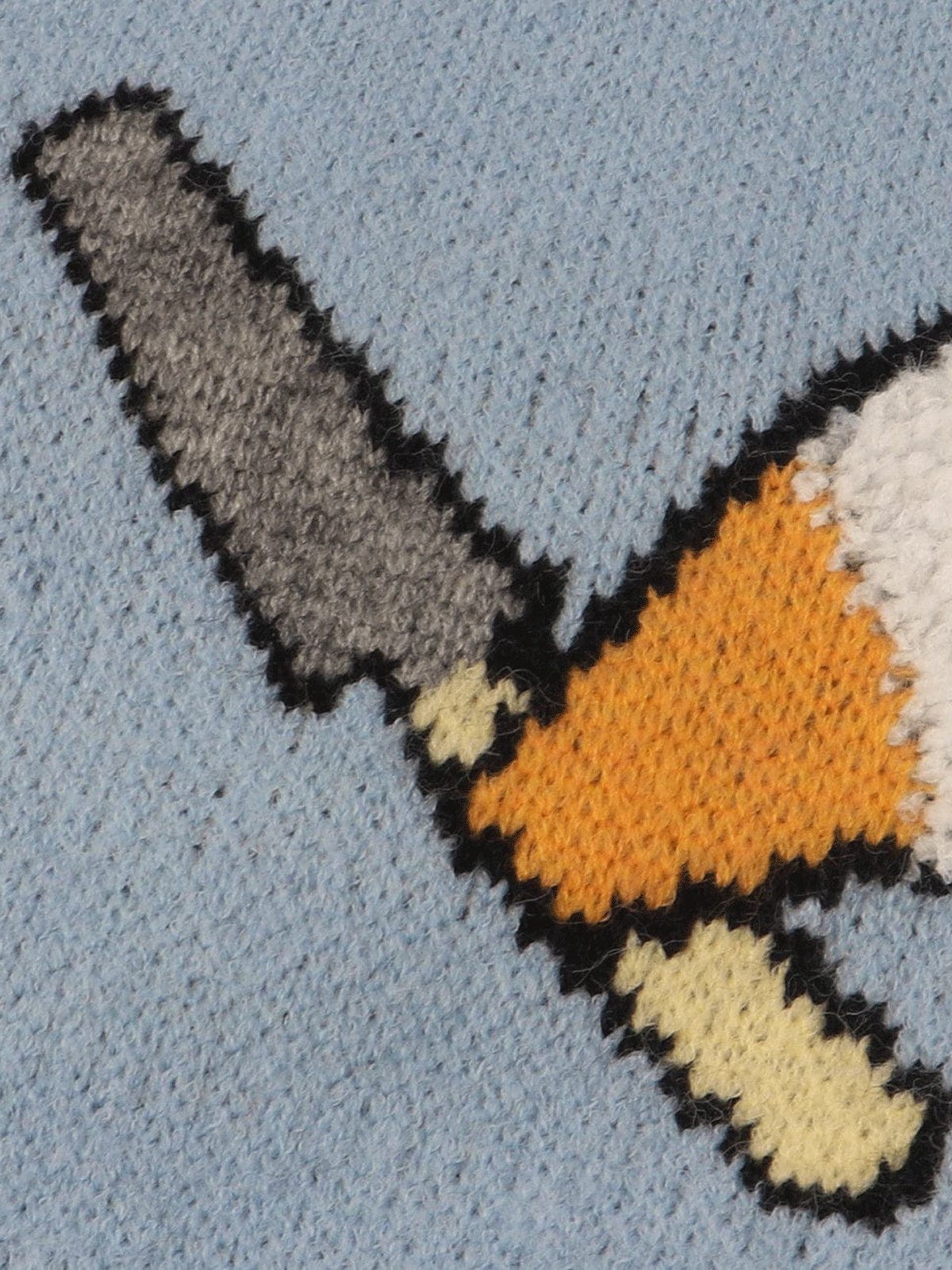 Goose Pattern Knit Sweater